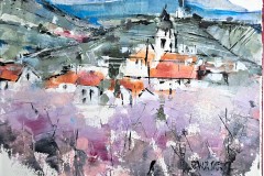 Velkopavlovické jaro v meruňkových sadech 25 x 30
