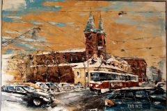 Praha - křižovatka Štefanikova 90 x 80