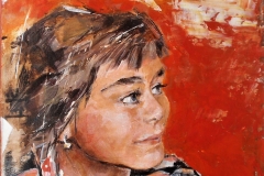 Děvčátko 30 x 40